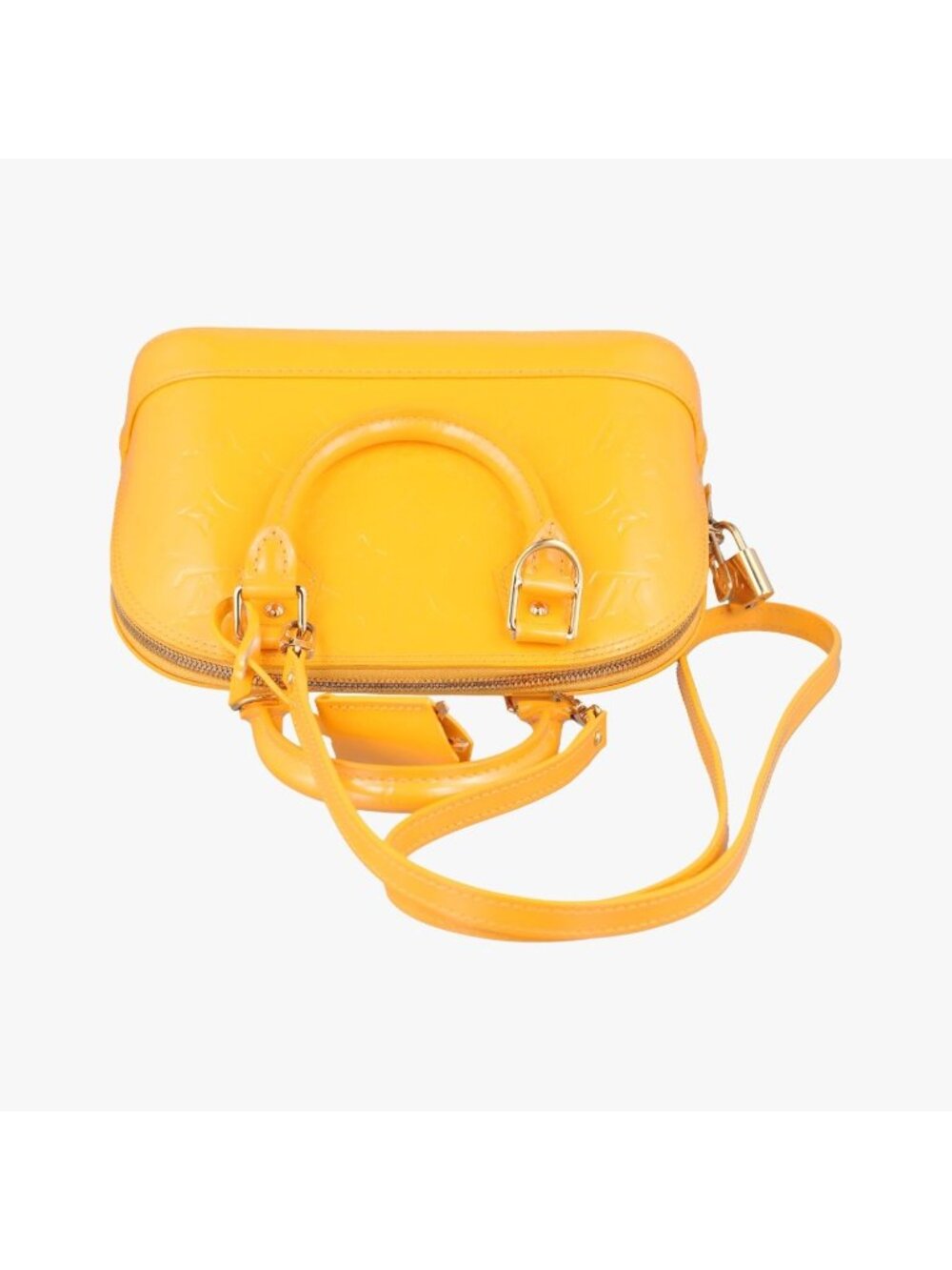 Louis Vuitton Alma PM Jaune Passion Vernis Handbag - Picture 8 of 16